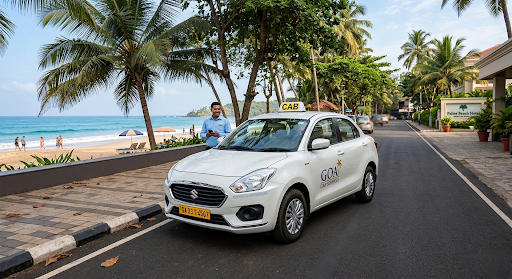 Local taxi in Goa